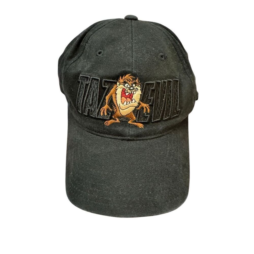 Looney Tunes Taz Adjustable Hat Ball Cap Warner Bros Studio Store Vintage 90s
